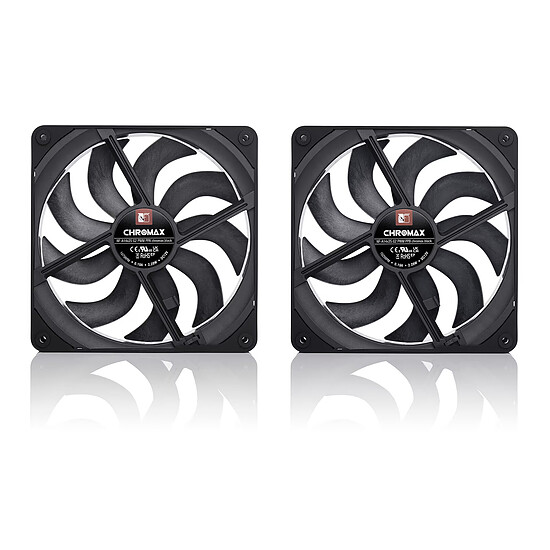 Ventilateur Boîtier Noctua NF-A14X25 G2 PWM Sx2-PP Chromax Black - Autre vue