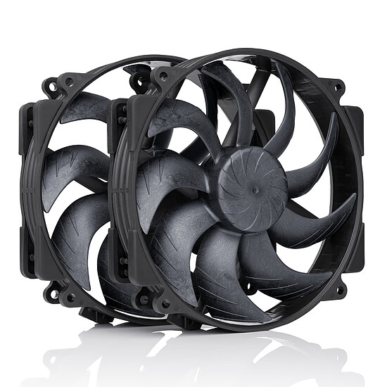 Ventilateur Boîtier Noctua NF-A14x25r G2 Sx2-PP PWM Chromax Black  - Autre vue