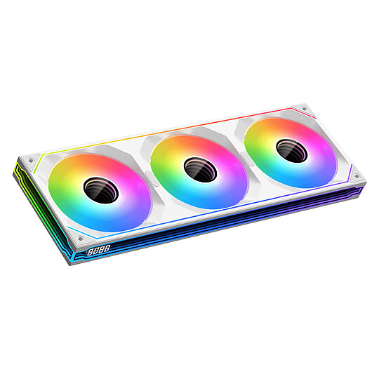Ventilateur Boîtier Xigmatek Infinity SF360 Digital - Blanc - Autre vue