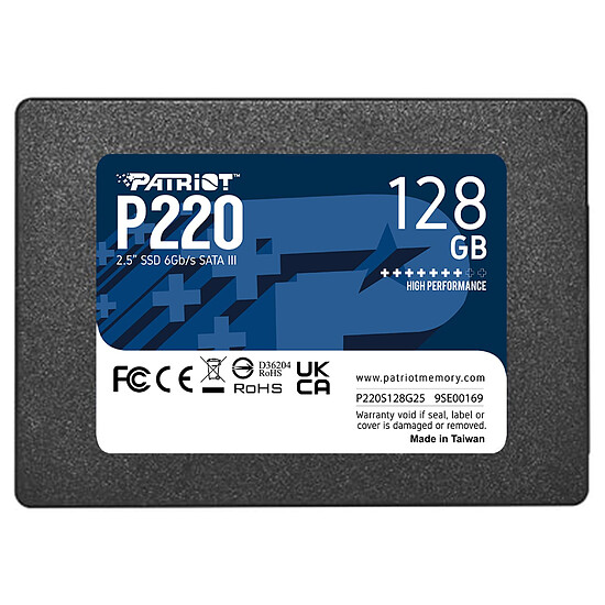 Disque SSD Patriot SSD P220 128 Go - Occasion - Autre vue