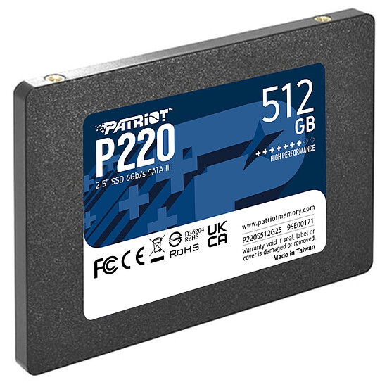 Disque SSD Patriot SSD P220 512 Go  - Autre vue