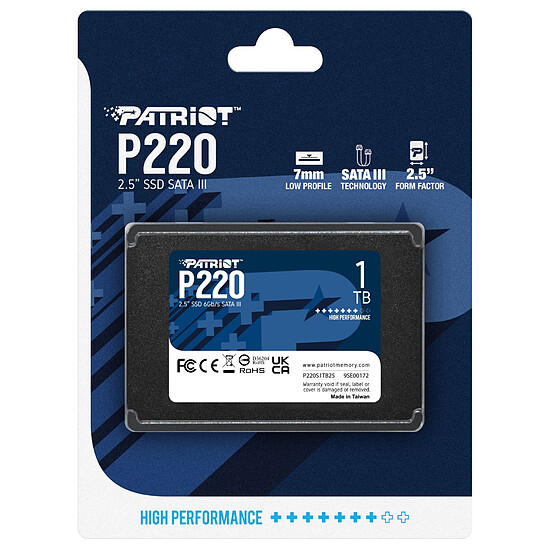 Disque SSD Patriot SSD P220 1To  - Autre vue