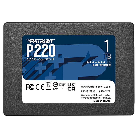 Disque SSD Patriot SSD P220 1To  - Autre vue