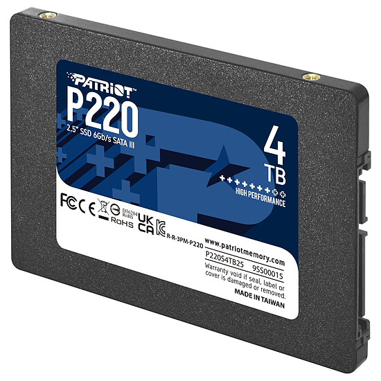 Disque SSD Patriot SSD P220 4 To - Autre vue
