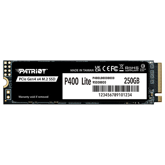 Disque SSD Patriot SSD P400 Lite 250 Go - Autre vue