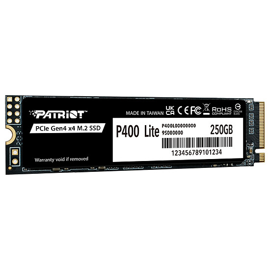 Disque SSD Patriot SSD P400 Lite 250 Go - Autre vue