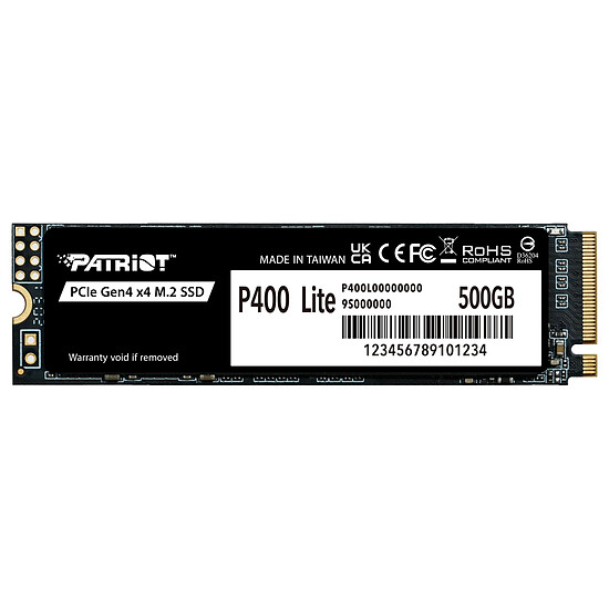 Disque SSD Patriot SSD P400 Lite 500 Go  - Autre vue