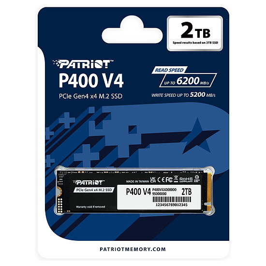 Disque SSD Patriot SSD P400 V4 2 To - Autre vue