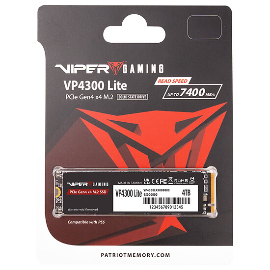 Disque SSD Viper Gaming SSD VP4300 Lite 4 To  - Autre vue