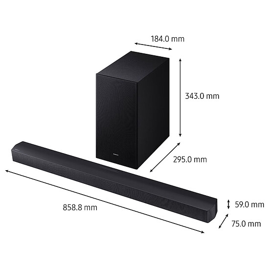 Barre de son Samsung HW-B460F/XE - Autre vue