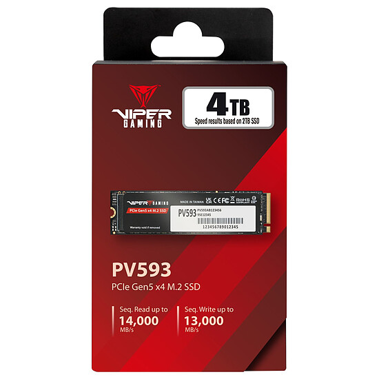 Disque SSD Viper Gaming SSD PV593 4 To - Autre vue