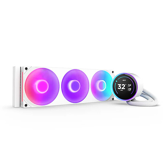 Watercooling AIO NZXT Kraken Elite 360 RGB - Blanc (RL-KR36E-B2)