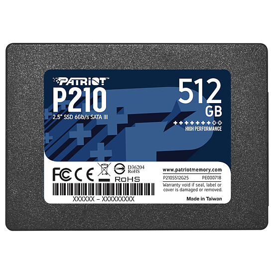 Disque SSD Patriot SSD P210 512Go - Autre vue
