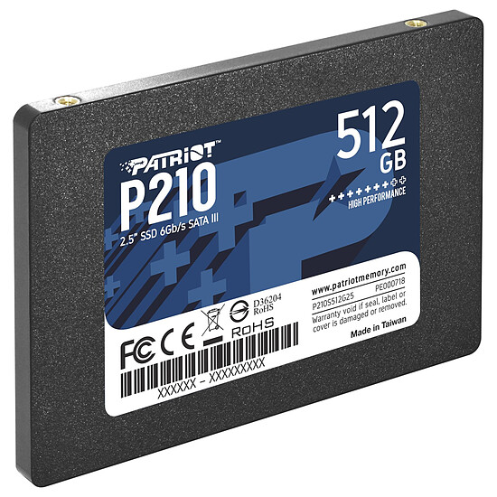 Disque SSD Patriot SSD P210 512Go - Autre vue