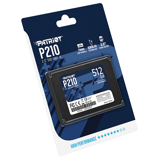 Disque SSD Patriot SSD P210 512Go - Autre vue