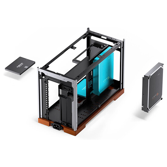 Boîtier PC Jonsbo T9 Riser 5.0 - Argent - Autre vue