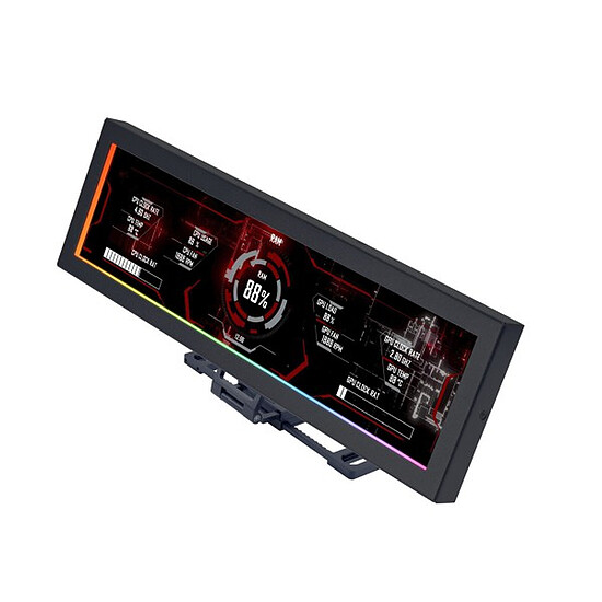 Accessoires divers boîtier Lian Li écran universel 8.8" US88v1 - Noir - Autre vue