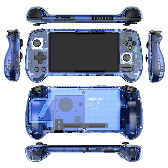 Console portable Anbernic RG556 256 Go - Bleu transparent - Autre vue