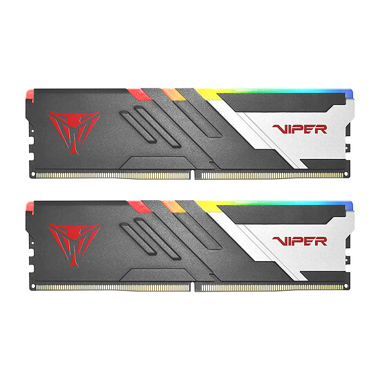 Mémoire RAM Viper Gaming Venom RGB DDR5 - 2 x 16 Go (32 Go) - 6000 MHz - CL40 - Autre vue