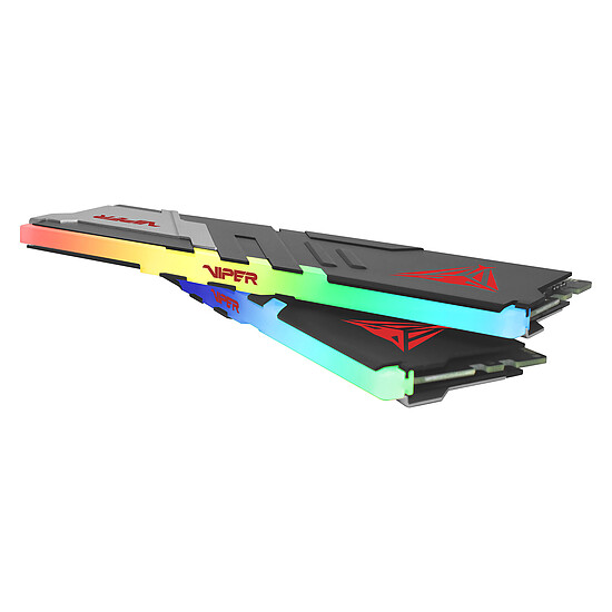 Mémoire RAM Viper Gaming Venom RGB DDR5 - 2 x 16 Go (32 Go) - 6000 MHz - CL40 - Autre vue