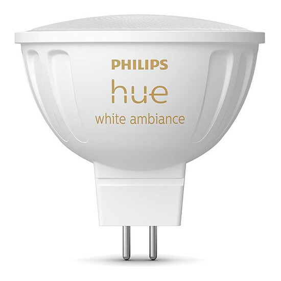 Ampoule connectée Philips Hue White ambiance Ampoule connectée 4.7W 12V MR16