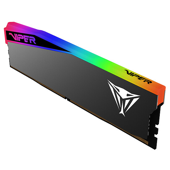 Mémoire RAM Viper Gaming Elite 5 Ultra RGB DDR5 - 2 x 16 Go (32 Go) - 6000 MHz - CL46 - Autre vue