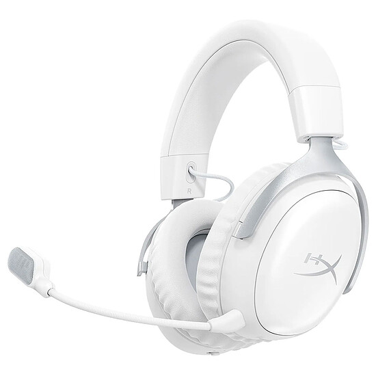 Casque micro HyperX Cloud III S Wireless - Blanc - Autre vue