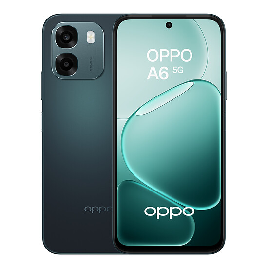 Smartphone OPPO A6 5G (Saphire Black) - 256 Go - 6 Go - Autre vue