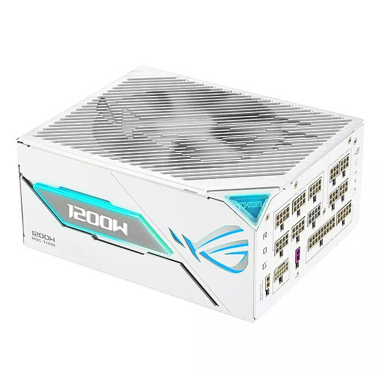 Alimentation PC ASUS ROG Thor 1200W Platinum III - Blanc - Autre vue