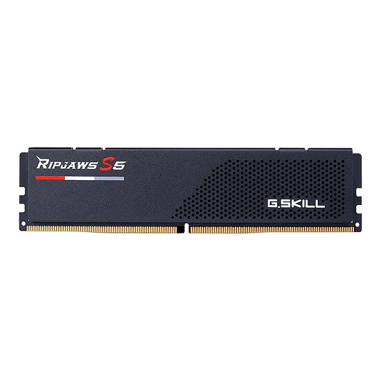 Mémoire RAM G.Skill Ripjaws S5 Black - 1 x 32 Go - DDR5 6000 MHz - CL36 (Version Bulk) - Autre vue