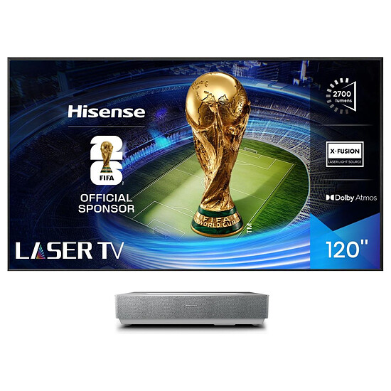 Vidéoprojecteur Hisense 120L5HA avec écran ALR