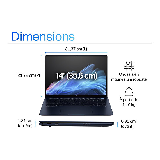 PC portable HP EliteBook Ultra G1i (B66THAT) - Autre vue