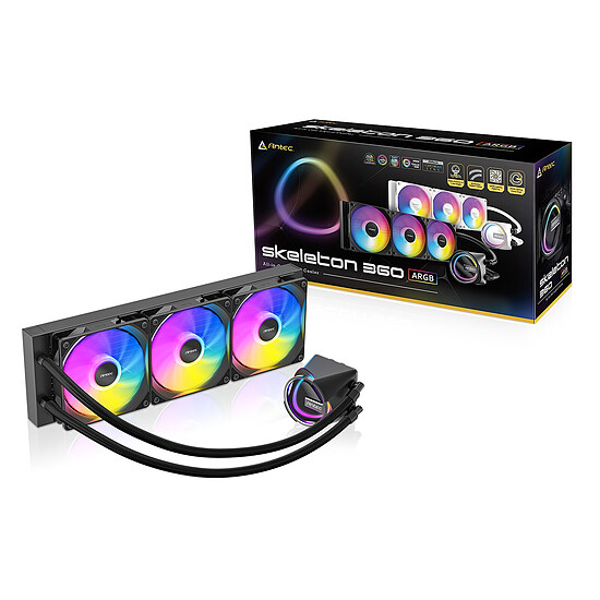 Watercooling AIO Antec Squeleton 360 ARGB - Noir - Autre vue