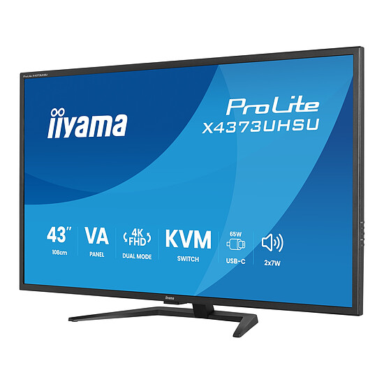 Écran PC iiyama  ProLite X4373UHSU-B2 - Autre vue