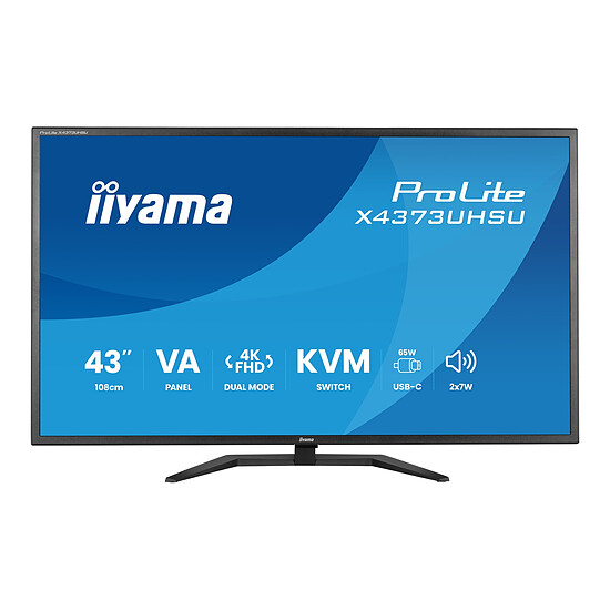 Écran PC iiyama  ProLite X4373UHSU-B2 - Autre vue