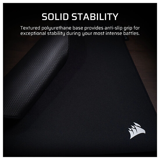 Tapis de souris Corsair Gaming MM Pro Control médium - Noir - Autre vue