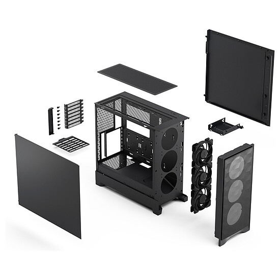Boîtier PC Fractal Design Pop 2 Air Solid - Noir - Autre vue