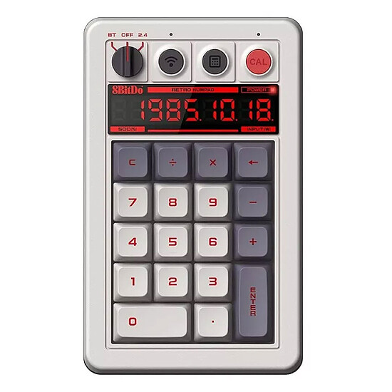 Clavier PC 8Bitdo Retro 18 Wireless Mechanical Number Keypad NES Edition - Autre vue