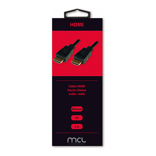 Câble HDMI MCL Câble HDMI 1.4 - 2 m - Autre vue