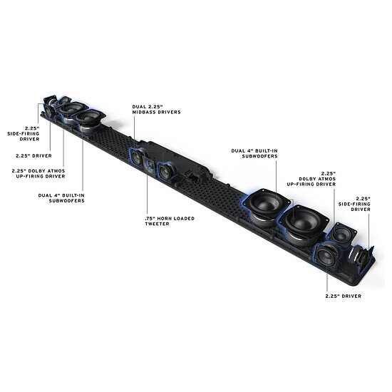 Barre de son Klipsch Flexus Core 300 - Noir - Autre vue