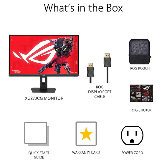 Écran PC Asus ROG Strix 5K XG27JCG - Autre vue