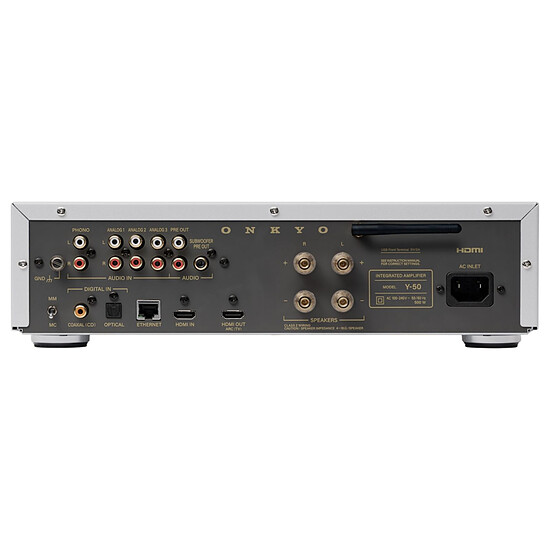 Ampli HiFi Stéréo Onkyo Muse Y-50 Argent - Autre vue