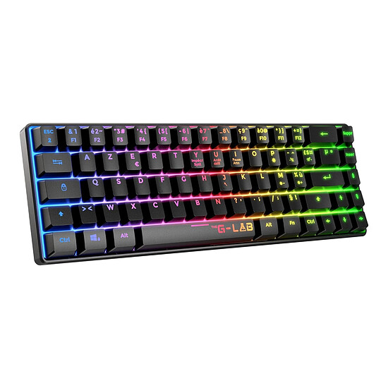 Clavier PC The G-Lab Keyz Hydrogen Wireless - Noir - Autre vue