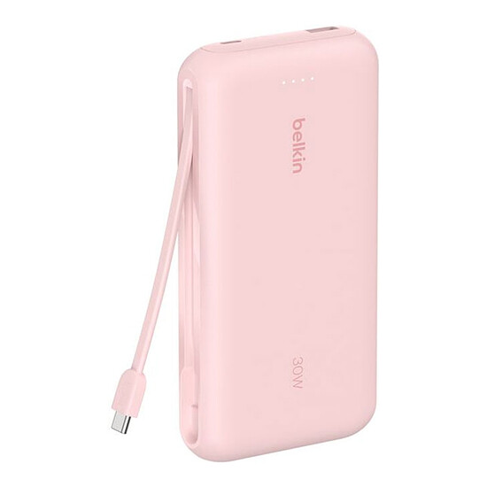 Batterie et powerbank Belkin BoostCharge Powerbank 20K avec Câble (Rose) - Autre vue