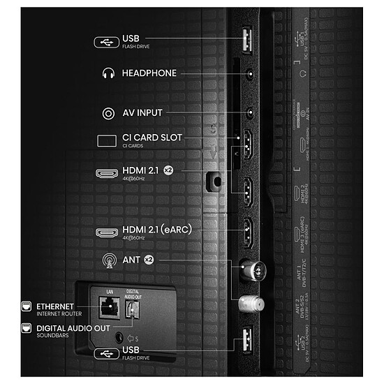 TV Hisense 65A7Q - Autre vue