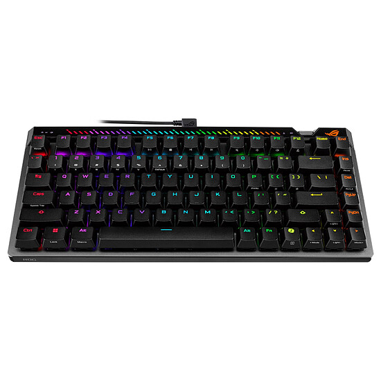 Clavier PC ASUS ROG Falchion Ace 75 HE + ASUS ROG 75% Wrist Rest - Autre vue