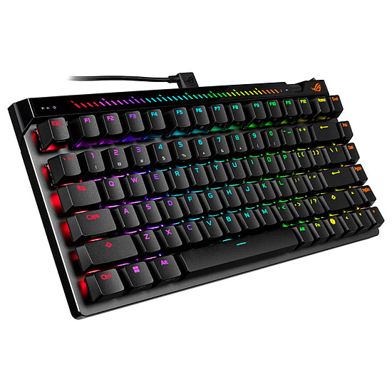 Clavier PC ASUS ROG Falchion Ace 75 HE + ASUS ROG 75% Wrist Rest - Autre vue