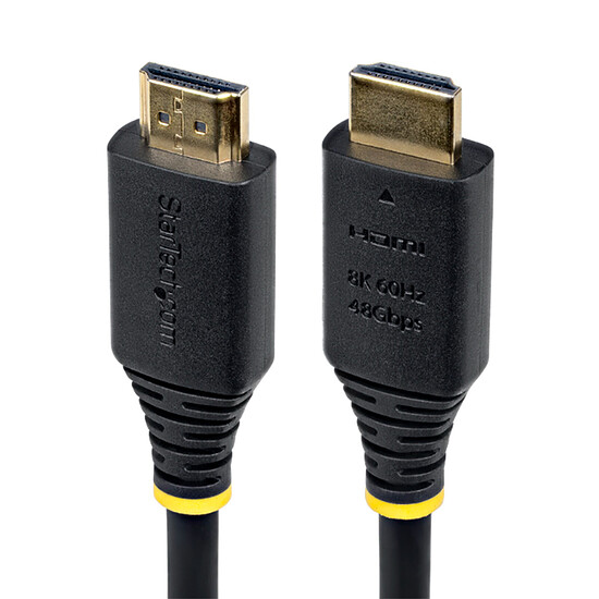 Câble HDMI StarTech.com Câble HDMI 2.1 / eARC Ultra Haut Débit Certifié 48Gbps 8K 60Hz / 4K 120Hz - 1 m - Autre vue