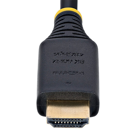 Câble HDMI StarTech.com Câble HDMI 2.1 / eARC Ultra Haut Débit Certifié 48Gbps 8K 60Hz / 4K 120Hz - 4 m - Autre vue