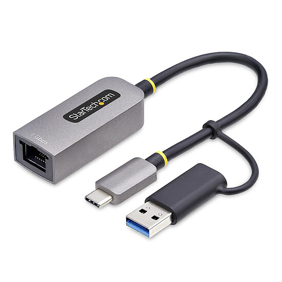 Carte réseau StarTech.com Adaptateur USB-C/USB-A vers Ethernet - Autre vue